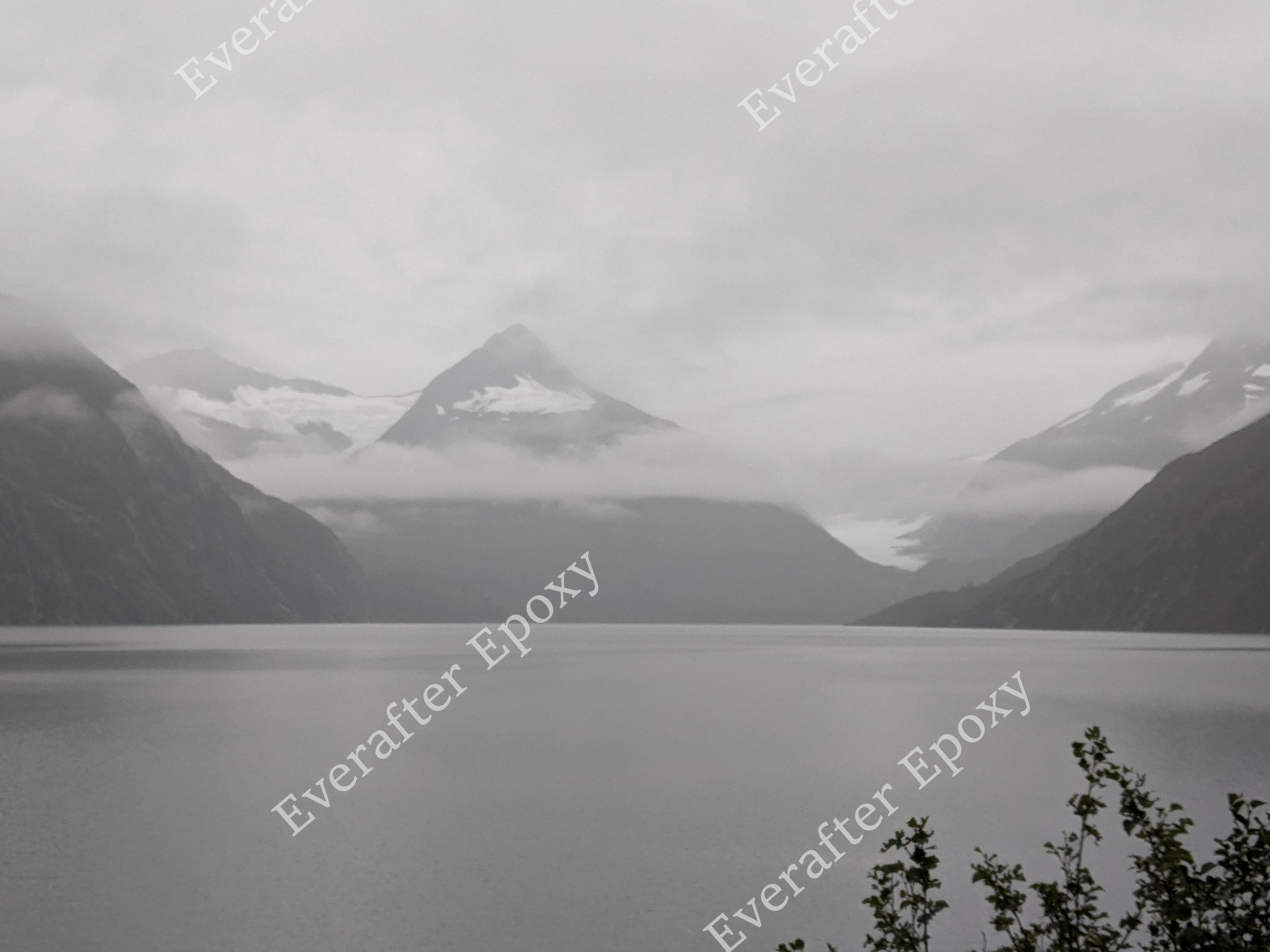 Digital misty mountain photo download